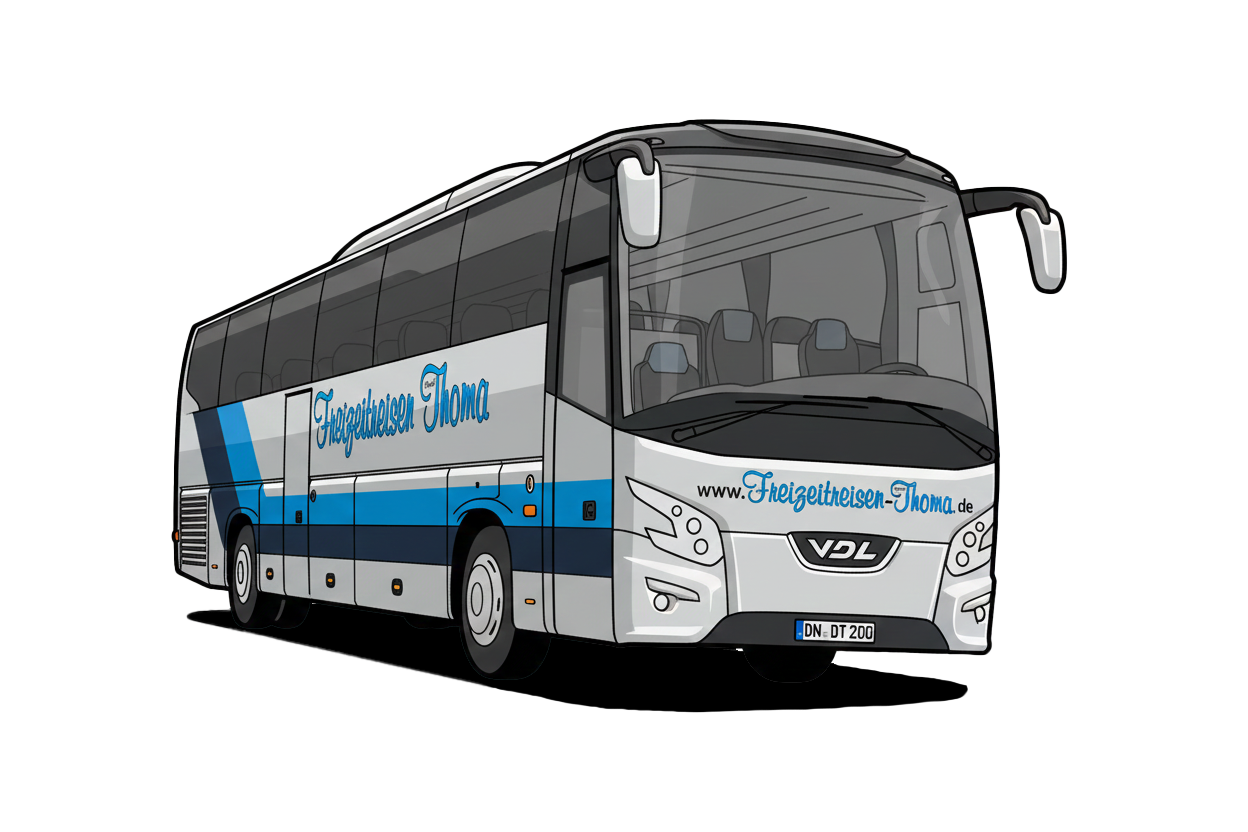 Freizeitreisen Thoma Bus Illustration