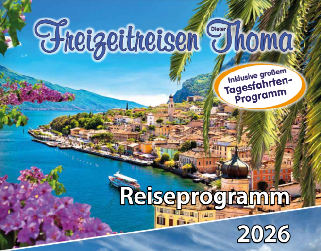 Freizeitreisen Thoma Reisekatalog 2026 Vorschau